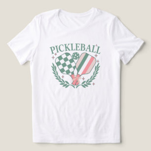 Pickleball gekreuzte Paddles Tri-Blend Shirt