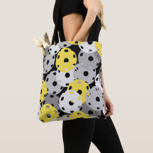 💛 Pickleball - gelb, grau auf schwarz, Farben 202 Tasche