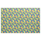 Pickleball - gelb, lila, grün stoff (Fat Quarter (45,7 x 55,9 cm))