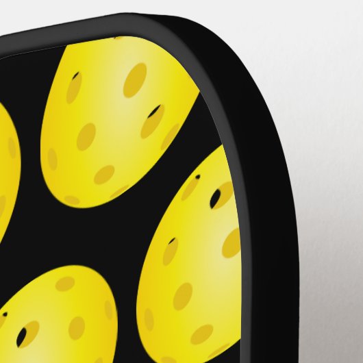 Pickleball, gelb, Personalisiert Pickleball Schläger (Linke Seite)