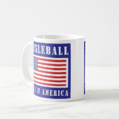 PICKLEBALL - GEMACHT IN AMERIKA KAFFEETASSE (Vorderseite Links)
