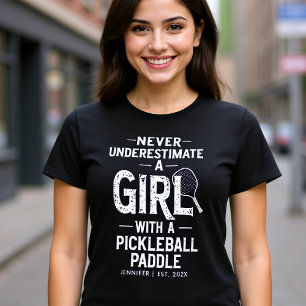 Pickleball Geschenk Funny Sprichwort Typ Personali T-Shirt