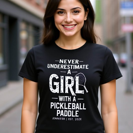 Pickleball Geschenk Funny Sprichwort Typ Personali T-Shirt