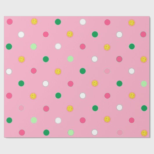 Pickleball-Geschenk Geschenkpapier (Flach)