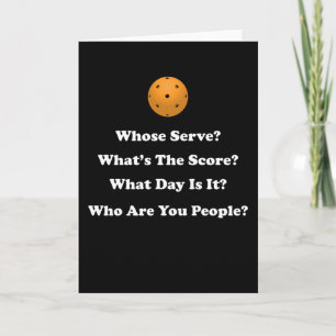Pickleball-Geschenk Karte