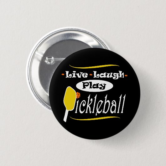 Pickleball-Geschenk Live-Laute Spielen Pickle Ball Button (Vorne & Hinten)