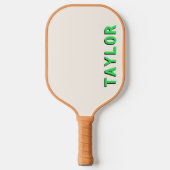 Pickleball-Geschenk Personalisierter elektrischer Pickleball Schläger (Vorderseite)