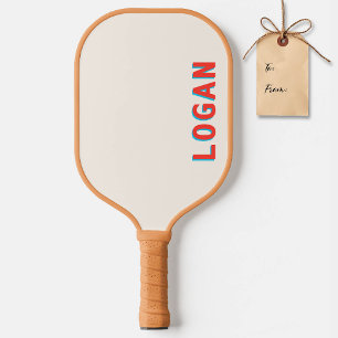 Pickleball-Geschenk Personalisierter Vintager, Aqu Pickleball Schläger