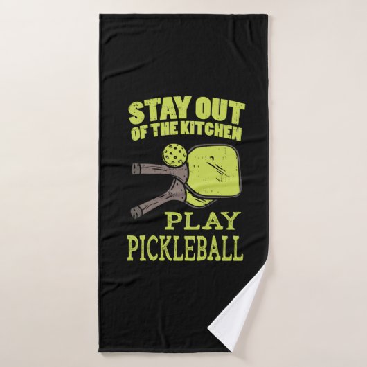 Pickleball-Geschenke Badehandtuch (Badehandtuch)