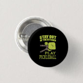 Pickleball-Geschenke Button (Vorne & Hinten)