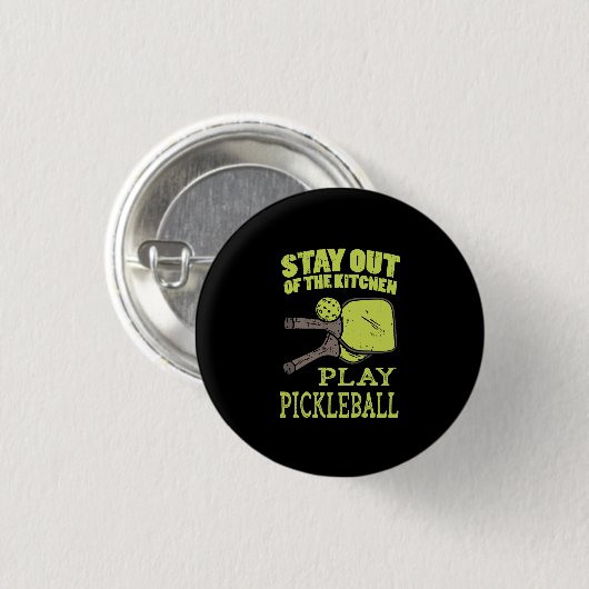 Pickleball-Geschenke Button (Vorne & Hinten)