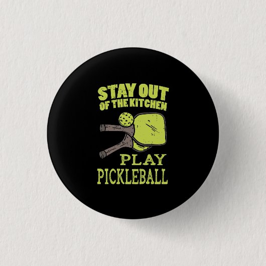 Pickleball-Geschenke Button (Vorderseite)