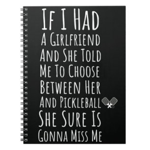 Pickleball-Geschenke für Ihn Funny Notebook Men Pl Notizblock