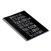 Pickleball-Geschenke für sie: Funny Notebook for W Notizblock (Rechte Seite)