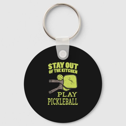 Pickleball-Geschenke Schlüsselanhänger (Vorderseite)