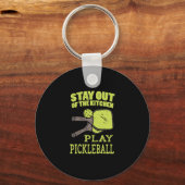 Pickleball-Geschenke Schlüsselanhänger (Vorderseite)