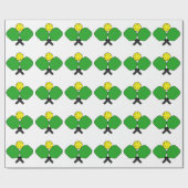 Pickleball Geschenkpapier (Flach)