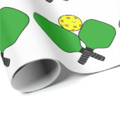 Pickleball Geschenkpapier (Rolleneckpunkt)