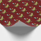 Pickleball Geschenkpapier (Ecke)