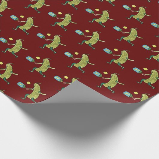 Pickleball Geschenkpapier (Ecke)