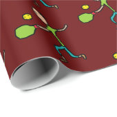 Pickleball Geschenkpapier (Rolleneckpunkt)