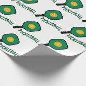 Pickleball Geschenkpapier (Ecke)