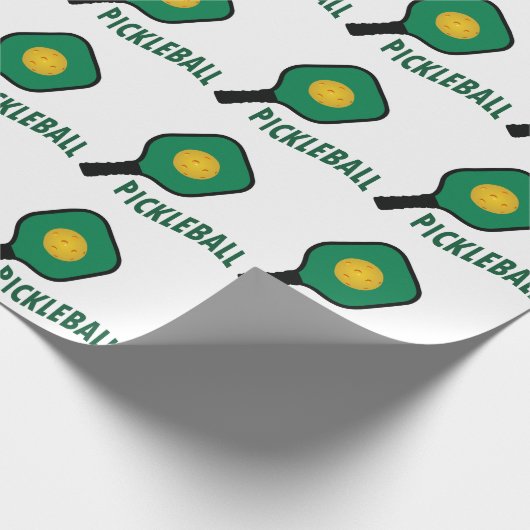 Pickleball Geschenkpapier (Ecke)
