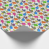 Pickleball-Geschenkpapier Geschenkpapier (Ecke)