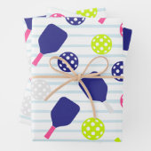 Pickleball-Geschenkpapier Geschenkpapier Set (Beispiel)