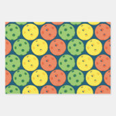Pickleball Geschenkpapier Set (Vorderseite)