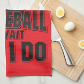 Pickleball Geschirrtuch (Viertel Falte)
