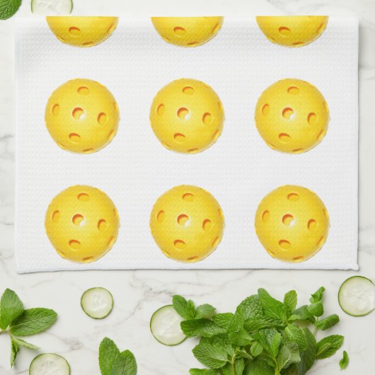 Pickleball Geschirrtuch (Gefaltet)