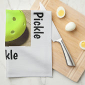 Pickleball geschirrtuch (Viertel Falte)