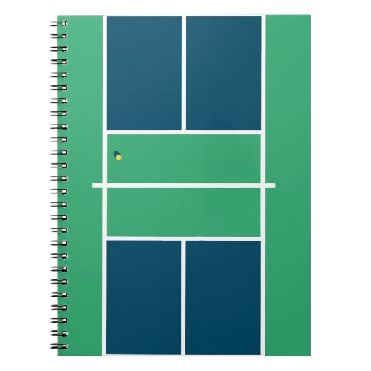 Pickleball Gift Notebook Notizblock (Vorderseite)