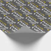 Pickleball Gift Wrap Let's Play Pickleball Team Geschenkpapier (Ecke)