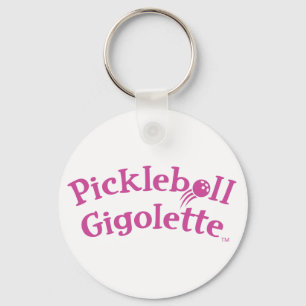 Pickleball Gigolette™ Swingrz Swag Court Jester Schlüsselanhänger