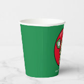 Pickleball Gingerbrett Mädchen-Sondertext Pappbecher (Rechts)