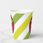 Pickleball Gingerbrey Sondertext  Pappbecher (Rechts)