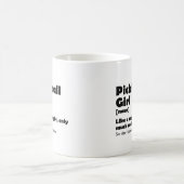 Pickleball Girl Definition Funny Pickle Ball Girls Kaffeetasse (Mittel)