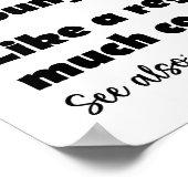 Pickleball Girl Definition Funny Pickle Ball Girls Poster (Ecke)