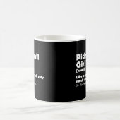 Pickleball Girl Funny Definition Pickle Ball Kaffeetasse (Mittel)