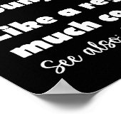 Pickleball Girl Funny Definition Pickle Ball Poster (Ecke)