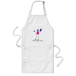 Pickleball Girl Lange Schürze