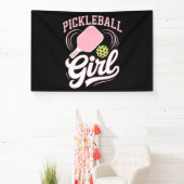 Pickleball Girl Player Banner (InSitu)