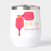 Pickleball Girls Trip Rosa Orange Custom (Vorderseite)