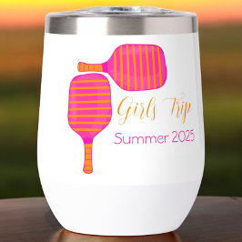 Pickleball Girls Trip Rosa Orange Custom
