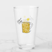 Pickleball-Glas-Getränk Glas (Rückseite)