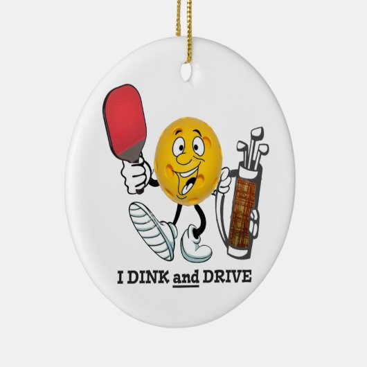 PIckleball/Golf: Dink u. Antrieb Keramikornament (Rechts)