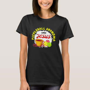 PICKLEBALL GRANDMA Lieben Jesus Kaffee Pickleball T-Shirt