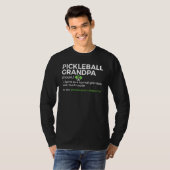 Pickleball Grandpa Definition Granddaughter's Bigg T-Shirt (Vorne ganz)